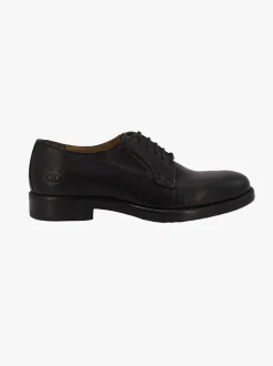 Stringate Uomo in Pelle Nera
