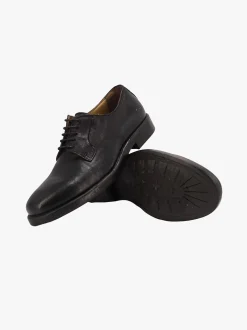 Stringate Uomo in Pelle Nera