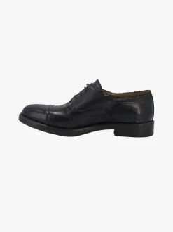 Stringate Uomo in Pelle Nera