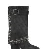 Texano Camperos Camoscio Nero