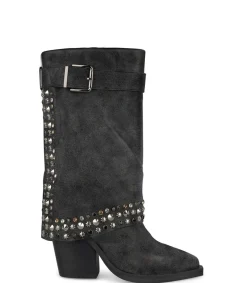 Texano Camperos Camoscio Nero