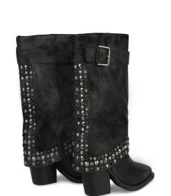 Texano Camperos Camoscio Nero