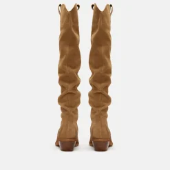 Texano Donna Camoscio Cuoio