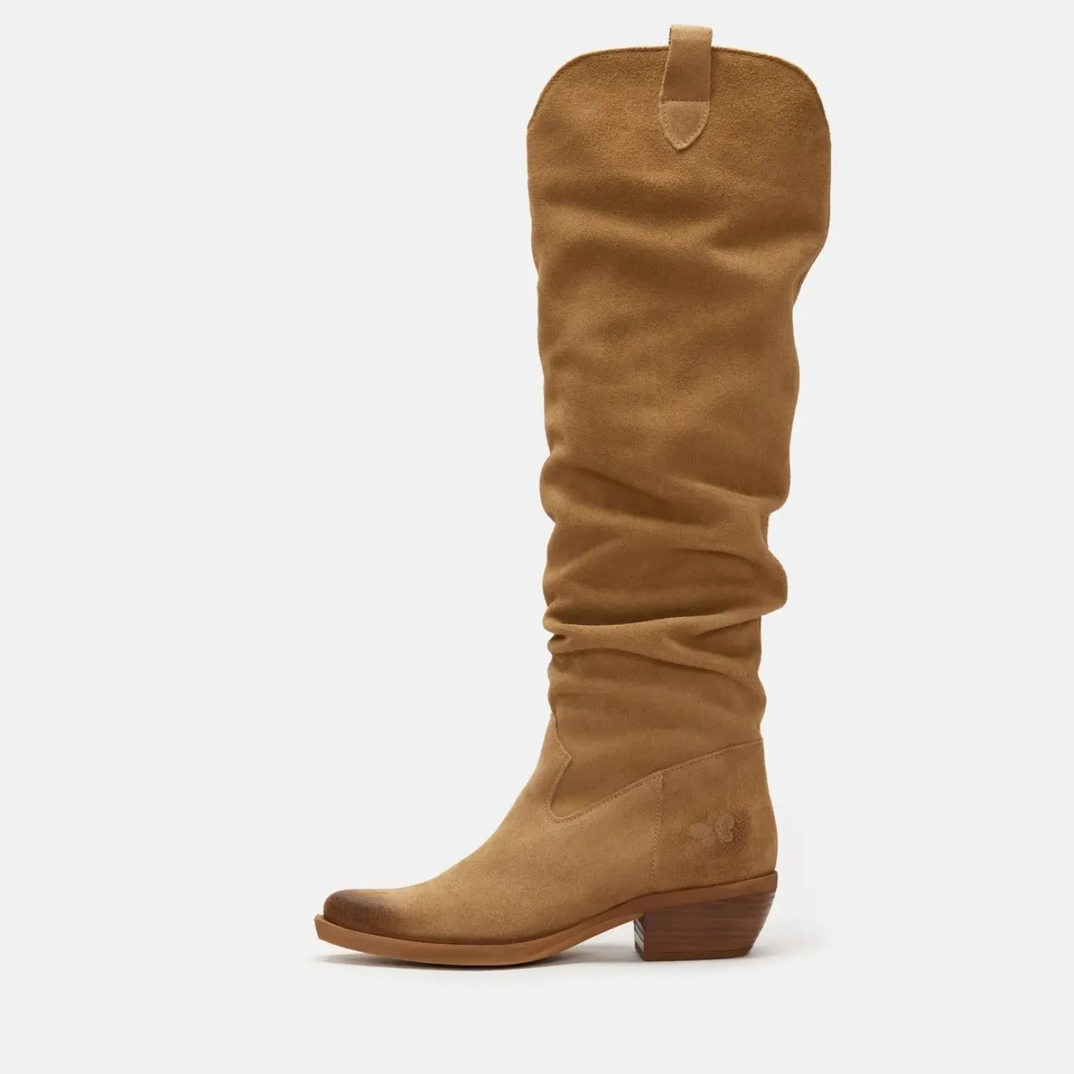 Texano Donna Camoscio Cuoio