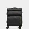 Trolley Bagaglio a Mano 4 Ruote in Tessuto Nero