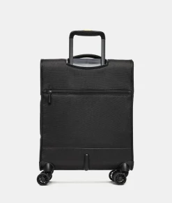 Trolley Bagaglio a Mano 4 Ruote in Tessuto Nero
