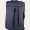 Trolley Medio Due Ruote in Tessuto Blu