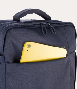 Trolley Medio Due Ruote in Tessuto Blu
