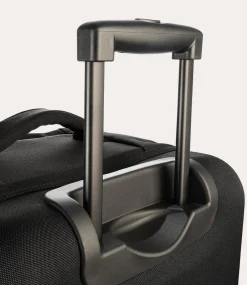 Trolley Medio Due Ruote in Tessuto Nero