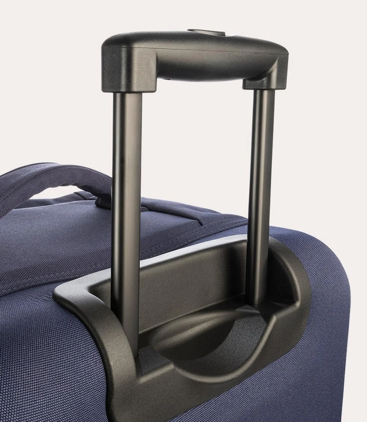Trolley Medio Due Ruote in Tessuto Blu