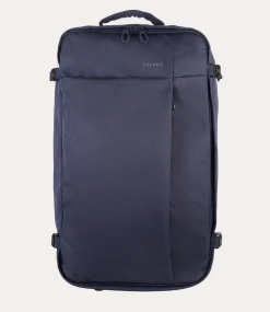 Trolley Medio Due Ruote in Tessuto Blu