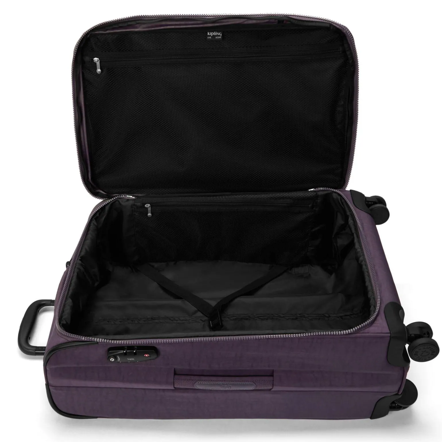 Trolley Medio Espandibile Quattro Ruote Viola