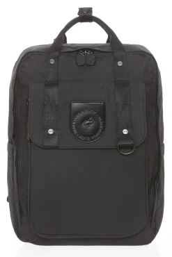 Zaino Porta Computer Tessuto Nero