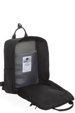 Zaino Porta Computer Tessuto Nero
