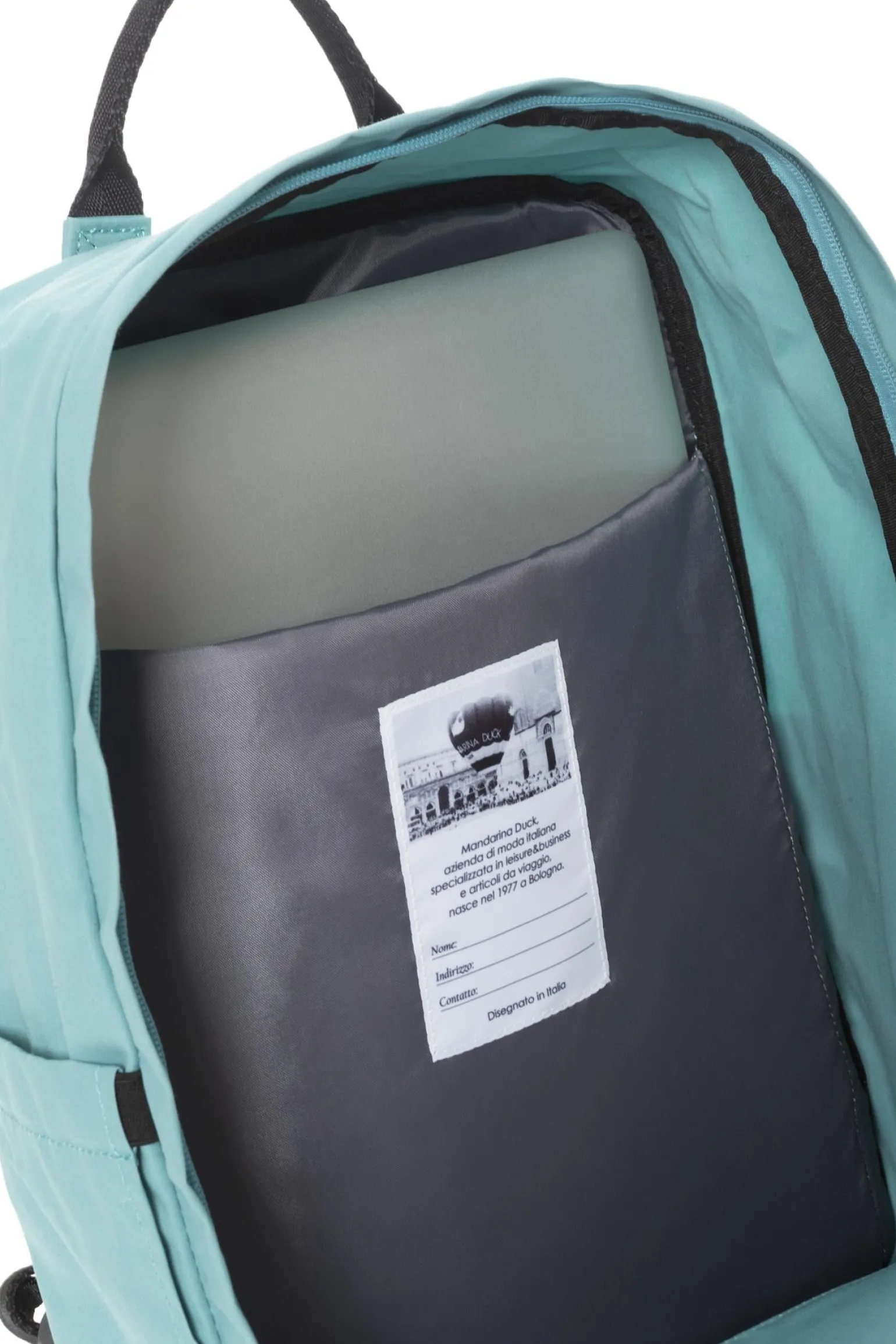 Zaino Porta Computer Tessuto Turchese