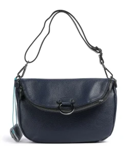 Zaino Trasformabile in Borsa con Tracolla in Pelle Blu
