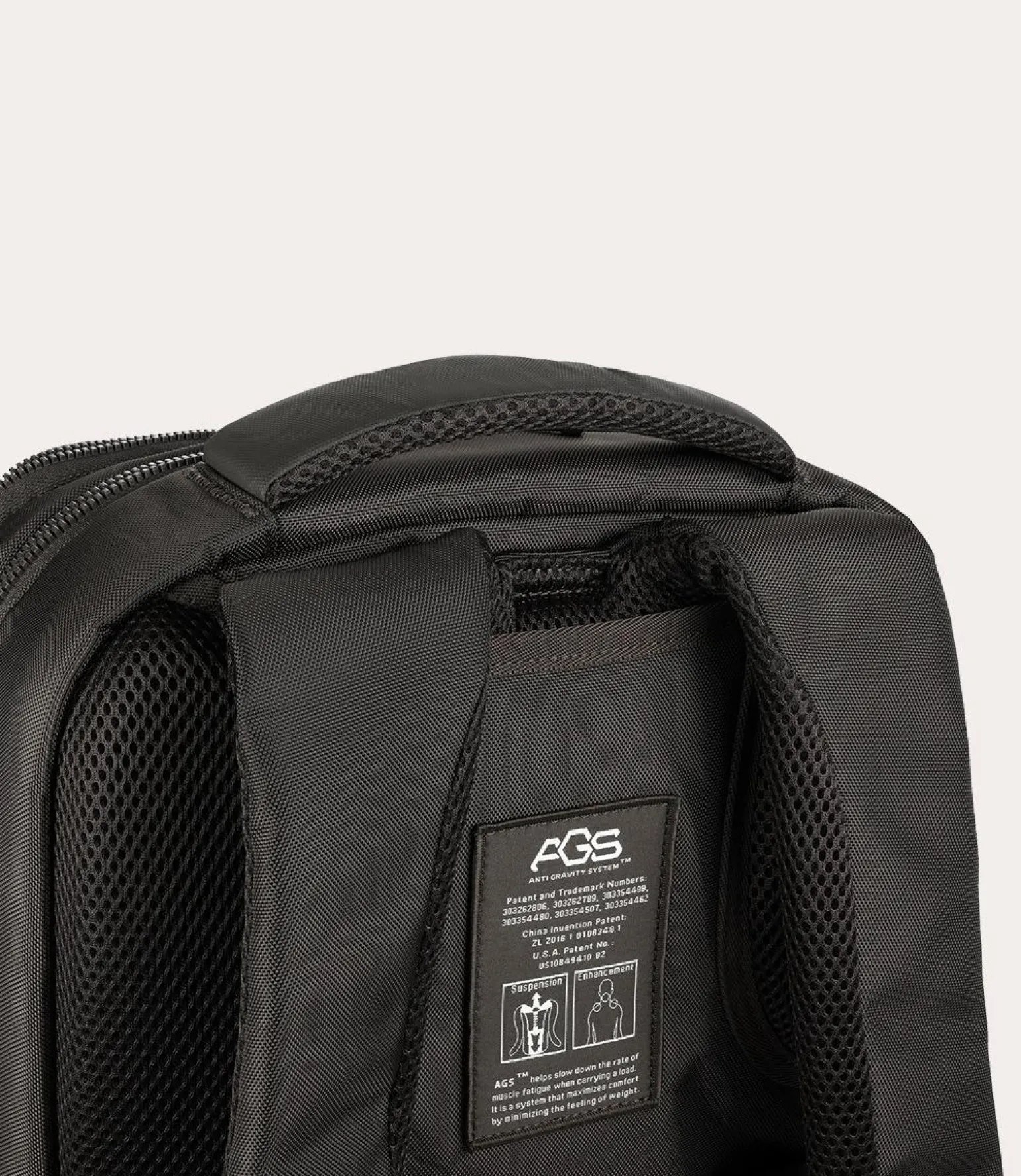 Zaino Uomo Nero Tucano Marte AGS Antigravity