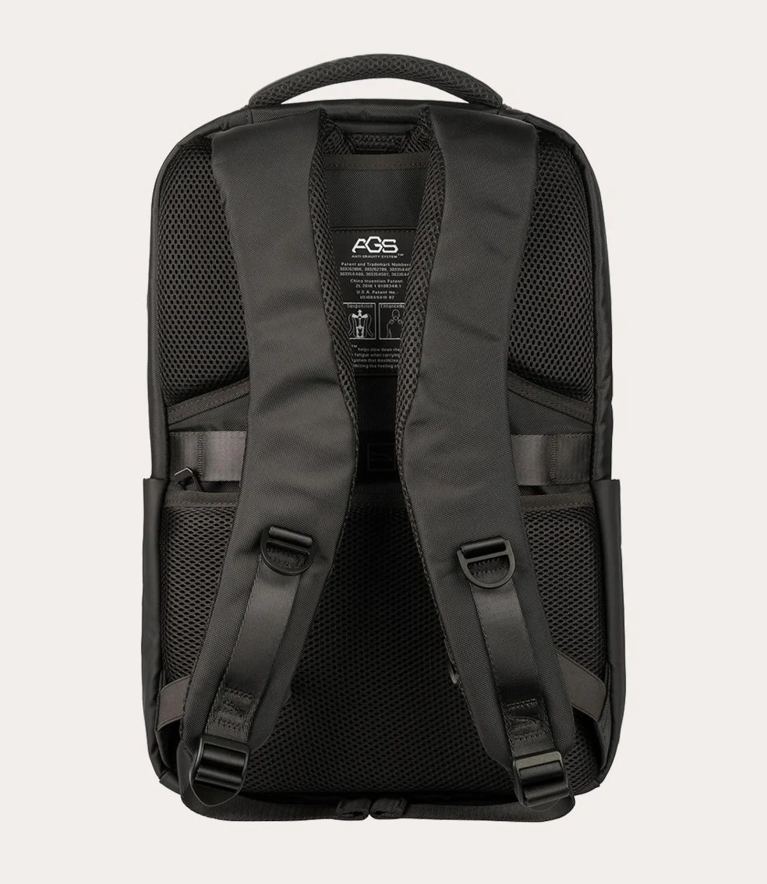 Zaino Uomo Nero Tucano Marte AGS Antigravity
